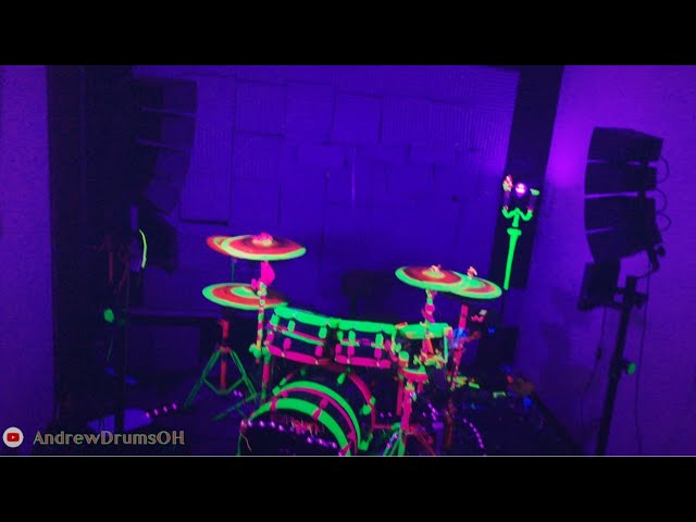 A lot of pop covers !, our last night etc /punk goes pop ! tBlack light live stream drumming