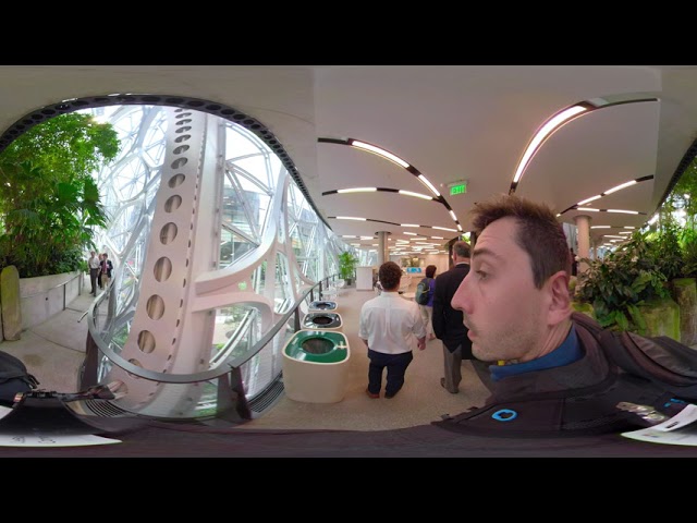 Amazon's Seattle Headquarters: Spheres & Amazon Go Store IV - 360° VR