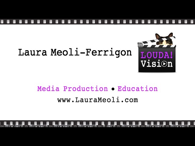 Laura Meoli Ferrigon Instructional Design Reel