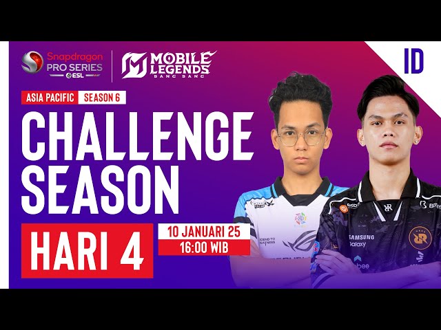 🔴 [ID] AP Mobile Legends: Bang Bang | Snapdragon Mobile Challenge Season | Season ke-6 | Hari 4