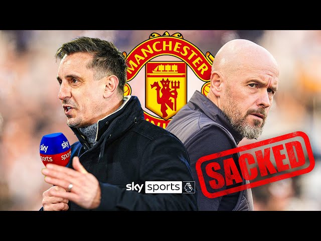 Gary Neville reacts to Erik ten Hag sacking | "The fact they're 14th is unacceptable."