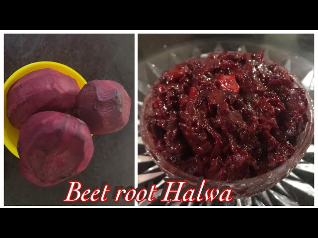 BEET ROOT HALWA recipe ||With condensed milk || Healthy and yummy