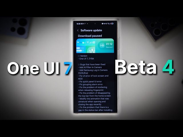 One UI 7 Beta 4 - One Step Closer