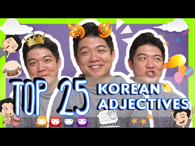 Learn the Top 25 Korean Adjectives