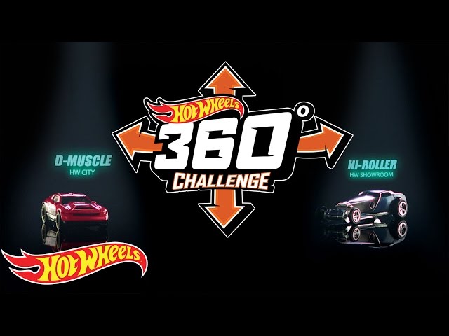 Hot Wheels 360° Challenge #5: D-Muscle™ vs. Hi-Roller™ | @HotWheels