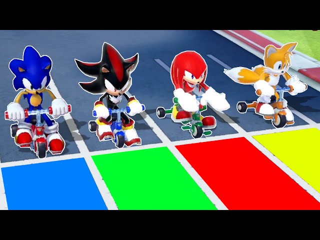 Super Mario Party All Minigames - Sonic Vs Shadow Vs Knuckles Vs Tails | Who Will Win?