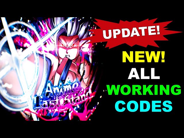 *NEW* ALL WORKING CODES FOR ANIME LAST STAND - ROBLOX ANIME LAST STAND CODES