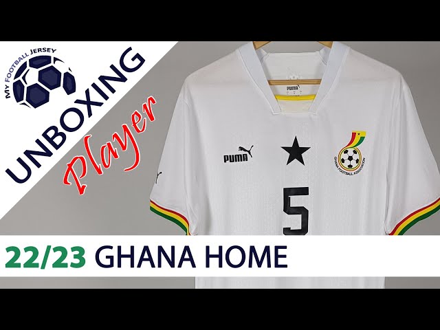 Ghana Home Jersey Qatar 2022 Partey (Kitgg) Player Version Unboxing Review