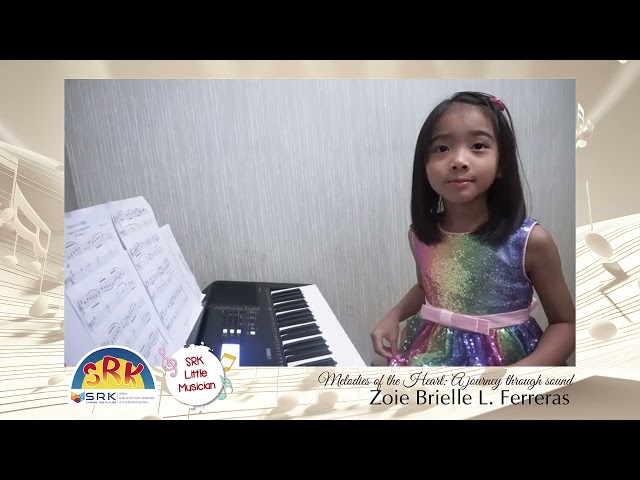 SRK Piano Recital   Zoie