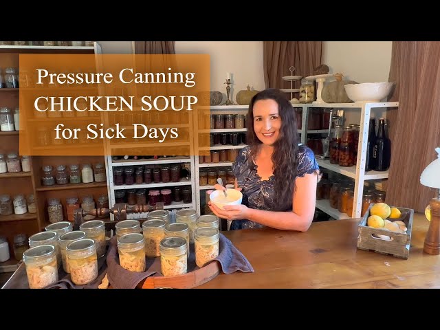 How To Pressure Can Chicken Soup Base For Greek Avgolemono / Canning With Presto Canner