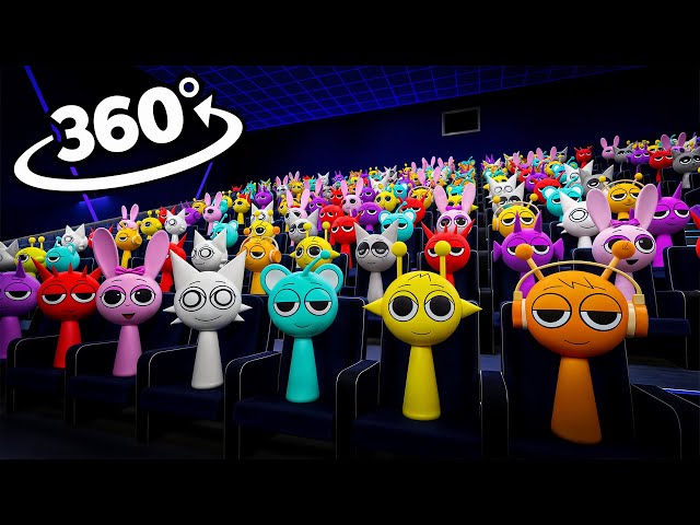 Incredibox Sprunki Sinner Edition  360° VR: CINEMA HALL 3D VR Animation New version