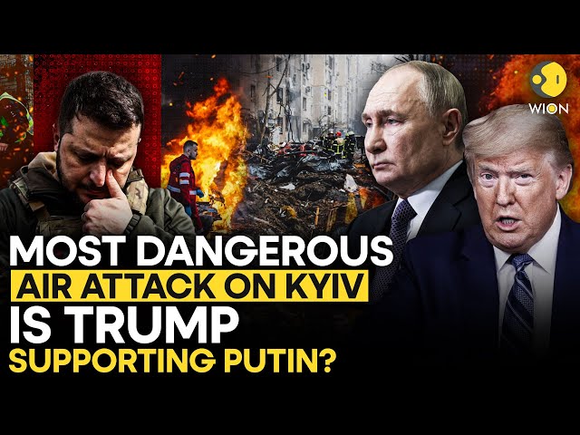 Russia Ukraine War: Most Dangerous Air Attack On Kyiv, Is Trump Supporting Putin? | WION LIVE