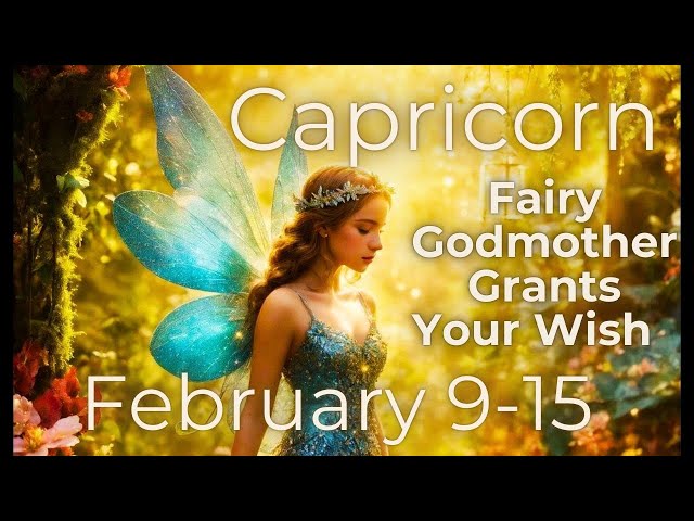 Capricorn, Your Fairy Godmother Grants Your Wish! // February 9-15 Weekly Tarot