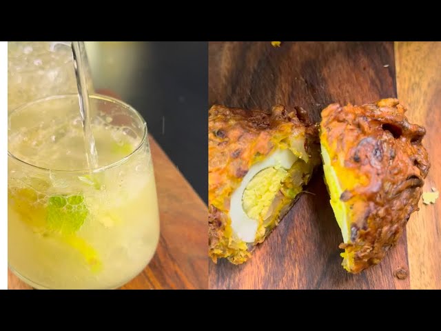 Top 2 Most popular recipes in India / Lemon soda // Egg Pakoda #asmr  Indian Ishu asmr