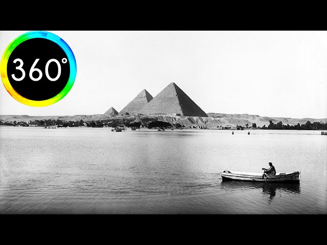 360° VR Crosing Nile River by Boat Tour Luxor Trip Egypt Holiday Cairo 6K 3D Virtual Reality HD 4K