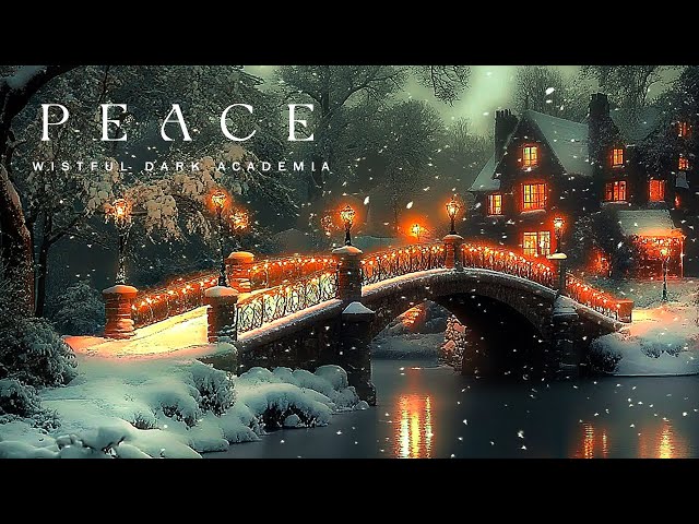 The Path Home in the Snowy Night | Dark Academia Music for Winter