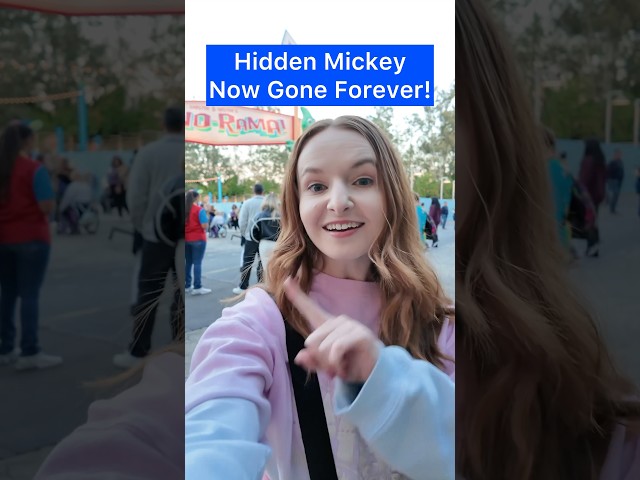 Disney World Hidden Gem HIDDEN MICKEY Now Gone Forever! 🐭 #disney #disneyworld #disneyparks