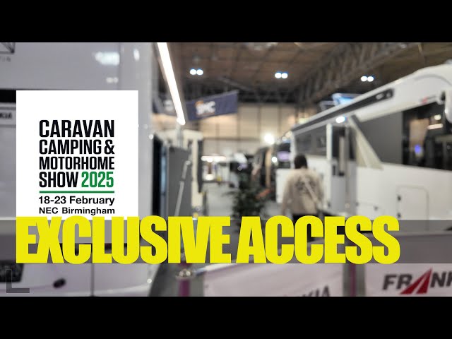 NEC Caravan Camping & Motorhome Show 2025 EXCLUSIVE TOUR (WOW)