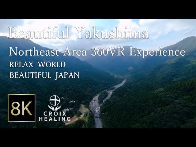 【Beautiful  Yakushima Island】Northeast Area 360VR Experience　Soothing Moments: BGM & BGV