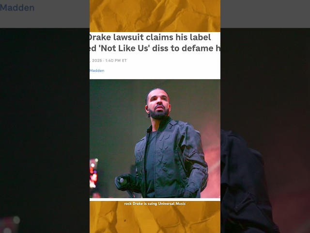 Drake vs Kendrick Lamar and UMG Lawsuit. The END of Battle Rap? 😳 #viral #music #shorts