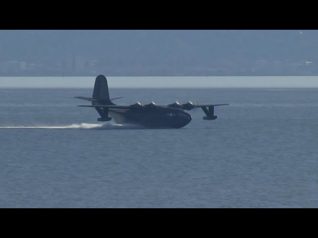 World War II-era Philippine Mars makes historic flight to SF Bay before retiring in Arizona