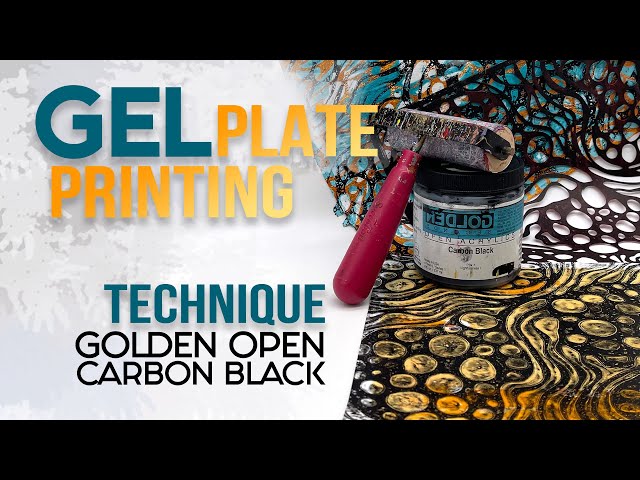 GELLI Printing The Power of Golden Open Paints & Stencils