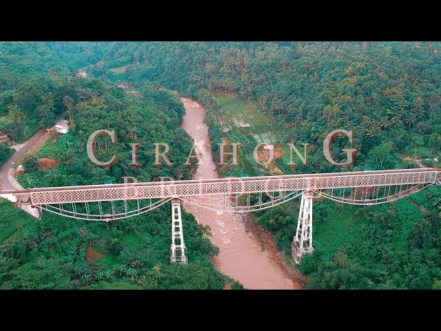 DJI SPARK INDONESIA | KEINDAHAN JEMBATAN CIRAHONG Drone View | Cirahong Bridge