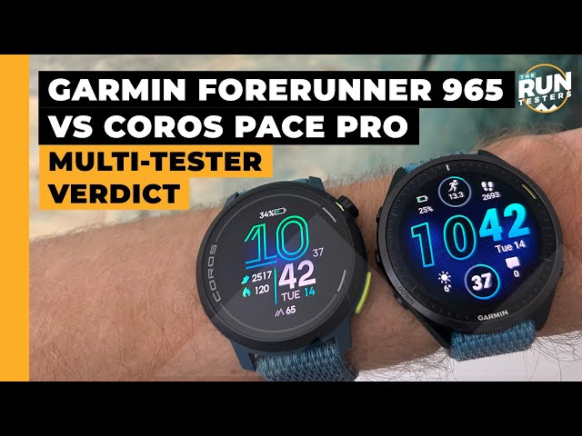 Garmin Forerunner 965 vs Coros Pace Pro: Three runners pick between two top sports watches