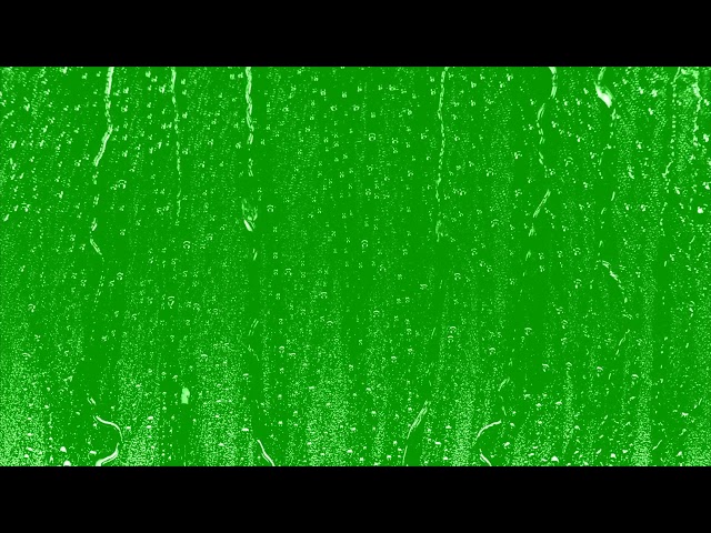 4k Rain Falling Green Screen Water Drops On Screen Effects with Download Link