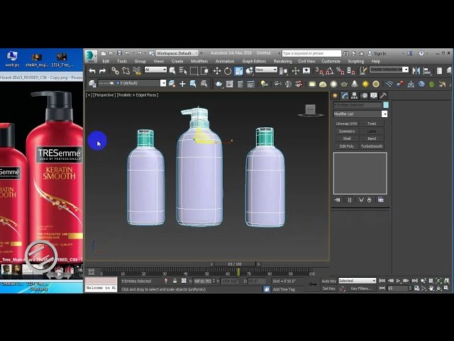 How to do 3d Product bottle modeling & rendering in 3d studio max - Part 1 3d Modeling