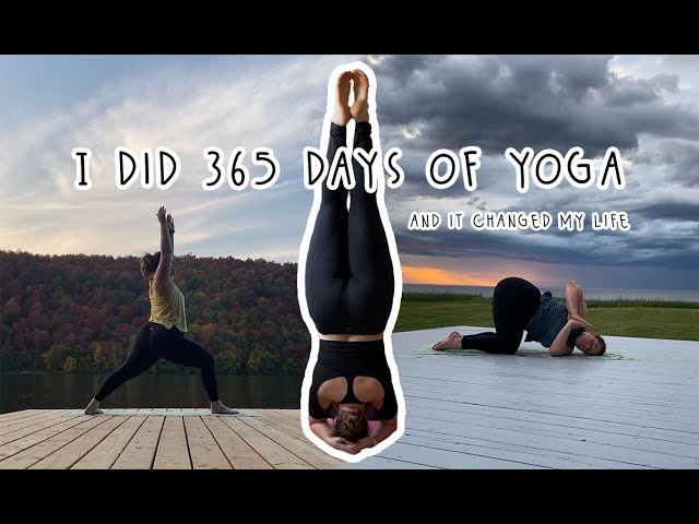 I did 365 days of yoga, here's what happened.