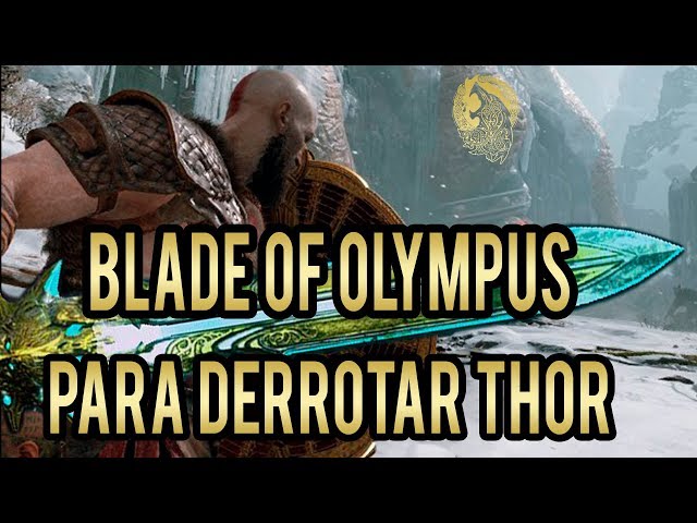 God of War 5 - E SE Kratos Usar a Blade of Olympus para derrotar Thor