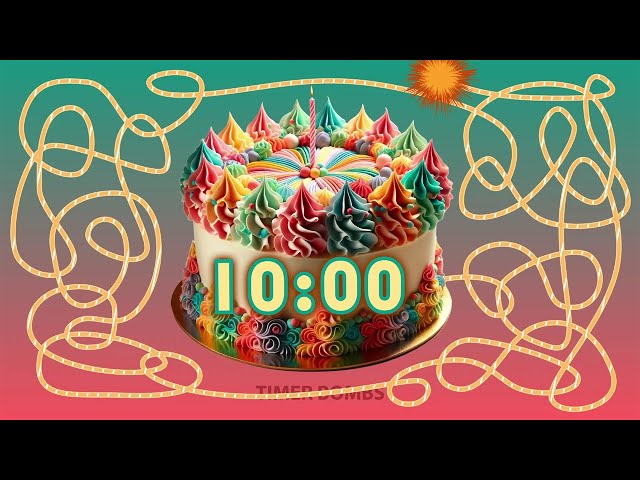 10 Minute 🎂 Birthday Cake Timer Bomb 💣