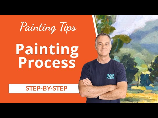 Simplified Impression: Painting a Landscape with a Simple Process