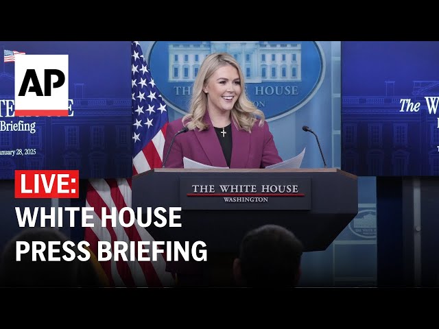 LIVE: White House press briefing