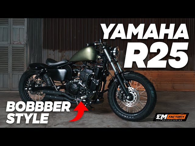 CUSTOM R25 INTO A BOBBER SPORTSTER!!