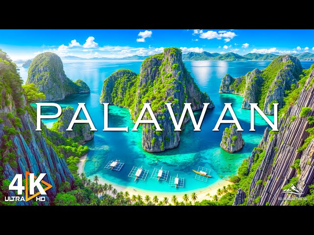 PALAWAN 4K UHD - Scenic Relaxation Film with Calm Music - 4K Video Ultra HD