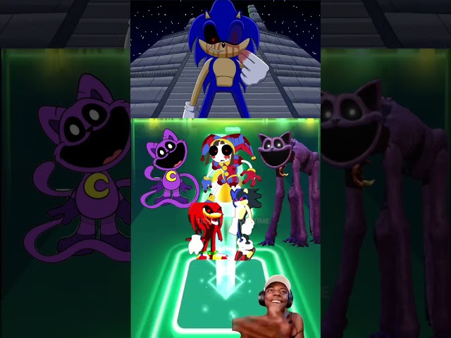 CatNap vs Pomni Monster vs CatNap Nightmare vs Knuckles EXE vs Sonic EXE x Coffin Dance Tiles Hop #s