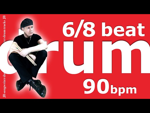 R&B Pop Beat 90 BPM 🥁 6/8 Drum Beat 🥁 JB Drum Backing Track #36