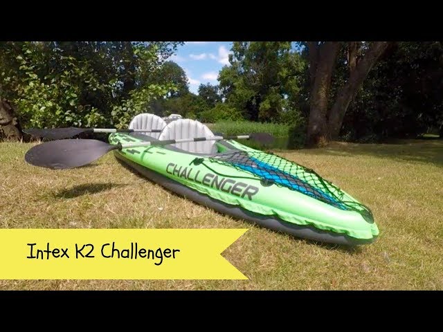 Intex K2 challenger inflatable kayak | setting up an inflatable kayak | inflating a Kayak