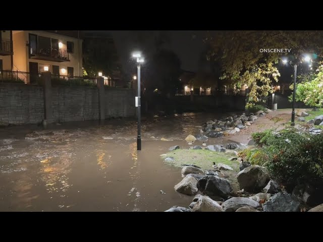 Strong winter storm leaves overnight flooding in parts of North County