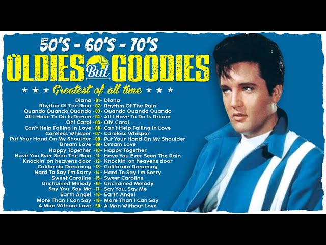 Oldies But Goodies 50s 60s 70s - Matt Monro, Paul Anka, Elvis Presley, Tom Jones, Engelbert