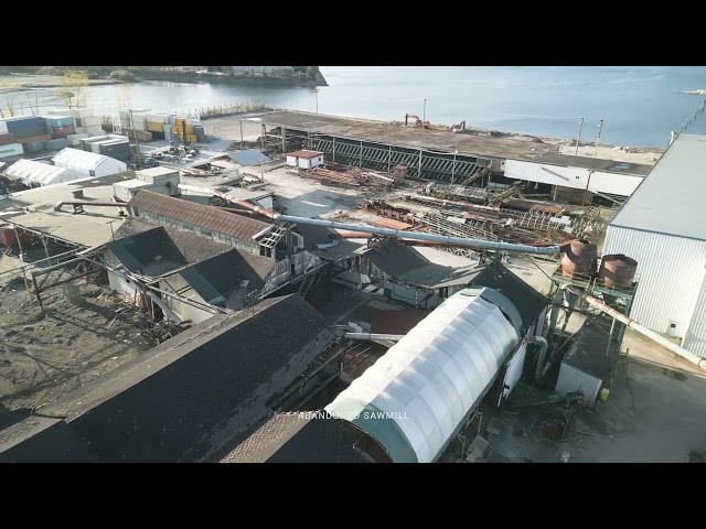 Abandoned Sawmill in Port Moody captured with a DJI Mini 3 Pro