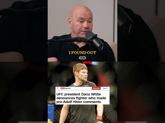 Dana White on the Bryce Mitchell Controversy