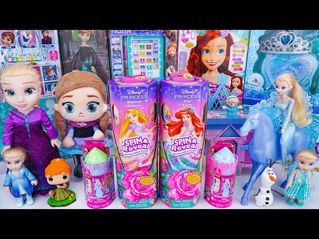 Disney Frozen Toys Collection Unboxing | Disney Princess Spin & Reveal Rapunzel Doll | Mattel