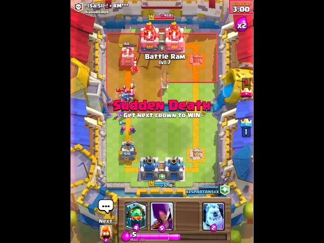 Clash Royale Clan Battles! Spawner Decks