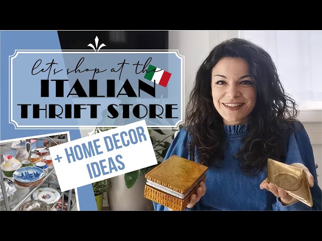 Is this the ITALIAN "GOODWILL"? - THRIFTING for VINTAGE - Home Decor Ideas