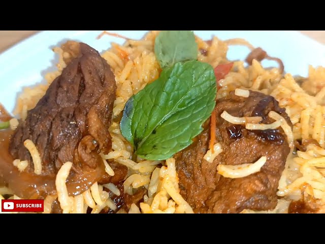 Mutton Pulao In Pressure Cooker #mutton pulao #shorts #ytshorts #youtubeshorts #mutton #pulao #pulav