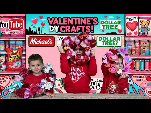 Valentine’s Day Craft Shopping & DIY Fun at Michael’s! (Dollar Tree Was Empty!)