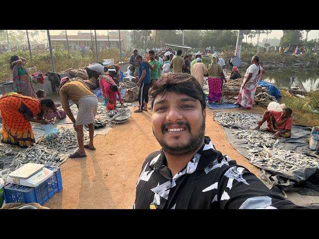 చేపలు కొంటానికి చందోలు సంతకి వెళ్ళాను 👌Chandole Dry Fish Market 🥵 ఇక్కడ రేట్లు కి 🙏